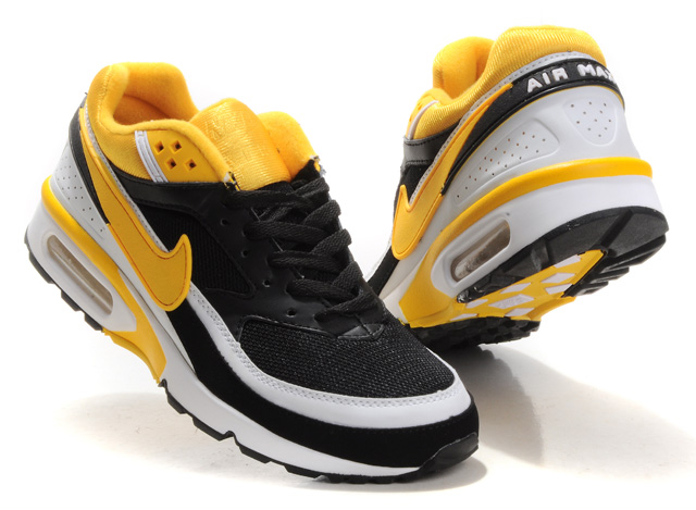 New Men\'S Nike Air Max Black/Yellow